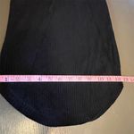 Say What? Say What? Women's Black Ribbed Bodycon Button-Down Long Dress Size S Photo 7