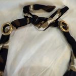 Swim Systems Leopard Print Tankini Halter Bikini USA Made D Black Size undefined Photo 3