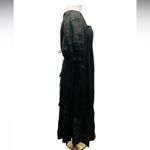 Free People Lets Be Friends Midi Black Dress Size Medium Photo 5