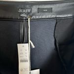 J.Crew NWT - Kate Straight Leg Pant Faux Leather Black Professional Career Out Photo 4