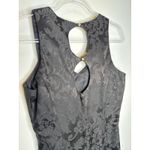 1990s Scott McClintock Black Jacquard Sheath Dress w/ Embroidered Bolero S Photo 13