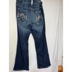 Ariat  REAL Denim Womens Bootcut Jeans Dark Wash Embroidered Pockets Size 34S Photo 1