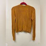 Silence + Noise Urban Outfitters  Shrunken Yellow Cropped Cardigan Size S Photo 4