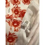 Opening Ceremony Floral Shift Dress Lined Sleeveless BacK Zip White Red XS Photo 8