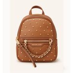 Michael Kors  Elliot Messenger Leather Backpack with Rivets, New w/Tag $298 Photo 1