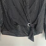 Rag and Bone  Felix Popover in Black/White Stripe small Photo 4