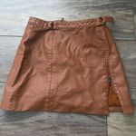 Free People Leather Skirt Photo 0