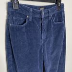 Urban Outfitters  BDG Blue Corduroy Mom High Rise Jeans Size 25 Fall Winter Photo 1