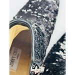 Jimmy Choo Black Silver Party sequin embellishment booties size EU 35.5 Photo 7