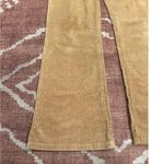Refuge Women’s Boho Vintage Y2K Low Rise Hipster Corduroy Flare Pants Tan Photo 2