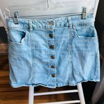Rewind Denim Jean Skirt Western Button Down A Line  Size 3 Photo 6