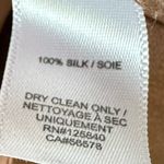 Intermix Raleigh 100% Silk Tapered Pants Ankle Zip Tailored Pleated Size 4 Photo 6