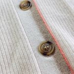 Vineyard Vines NEW  Varsity Tipped V-Neck Cardigan Marshmallow Photo 6