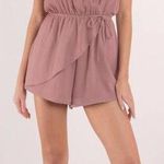 Tobi Split Ways Rose Wrap Romper  Photo 0