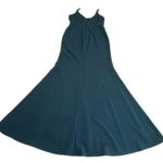Lulus  Dress Womens Medium Teal Infinite Glory Maxi Mermaid Formal Evening Gown Photo 2