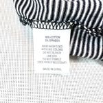 Reformation Black & White Striped T-Shirt Dress Photo 6