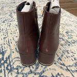 Kenneth Cole NEW YORK Alec Block Heel Ankle Booties in Oxblood Photo 5