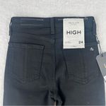 Rag and Bone  High Rise Ankle Skinny Stretch Distressed Ripped Black Denim Jean‎ Photo 8