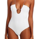 Jade Micro Naomi One Piece Size Large White Photo 0