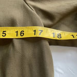 Talbots  olive green lace up midi dress, 3/4 sleeves. NWT women’s size 4 Photo 5