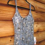 Mac Duggal 5477 Womens Floral Embellished Scoop Neck Evening Gown Dress Photo 8