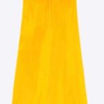 ZARA Bloggers Fav Orange Midi Satin Effect Casual Maxi Slip Dress Orange Photo 1