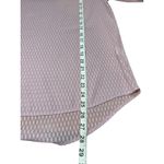 Gibson Dusty Rose Pink‎ Long Sleeve Tie Neck Dots Large Pink Photo 4