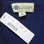 J.Crew NWT  Sweater Jacket with Lobster Detail in Raw Indigo Natural Cardigan XS Photo 7