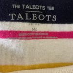 Talbots Tee Women Top MP Multicolor Stripe Lightweight Cotton Preppy Beachy Photo 1