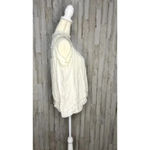 Alice + Olivia  Women's Small Ophelia Eyelet Lace Cold-Shoulder White‎ Blouse Photo 2