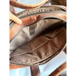 Vintage Brown Samsonite Leather Laptop Bag 12"x16" With Adjustable Strap & Multi Photo 8