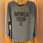 Lucky Brand Joan Jett World Tour II Crew Neck Raglan Long Sleeve Tee Shirt XXL Photo 8