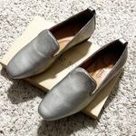Gentle Souls Morgan Smoking Slipper Loafers, Pewter Leather, Size 9 Photo 0