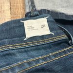 Hudson Jeans 26 Crop Ginny Straight Cuffed Dark Wash Mid Rise Stretch Denim Photo 9