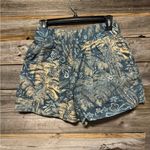 Ulla Johnson - Anela shorts- blue - floral print- high waisted- side zip closure Photo 3