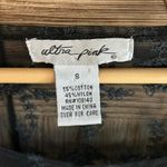 Ultra Pink  Womens Top Sz Small Black Lace Dolman Sleeve Photo 5