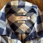 Vineyard Vines Womens Flannel Button Up Shirt Size 4 Photo 3