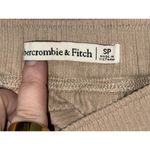 Abercrombie & Fitch  Tan Ribbed Knit Button Down Side Slit Midi Skirt Size Small Photo 4