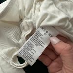 Free People  Intimately White Long Sleeve Bodysuit Medium Photo 6