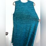 LuLaRoe Sz L Sleeveless Turquoise Side Slit Loose Comfortable Long Cardigan Dust Photo 7