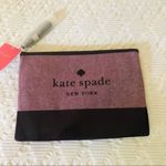 Kate Spade New York Two-Tone Zip Pouch Clutch 7.5” x 10” Photo 4