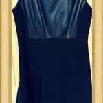 Lafayette 148  NY!Genuine Leather & Wool Dress Photo 0