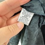 Eileen Fisher Black Silk Floral Print Lagenlook Boxy Fit Blouse Womens Small Photo 7