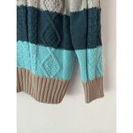 NWOT Stitches & Stripes Sweater Camden Colorful Multicolor Pullover Sz Small Pink Photo 5