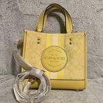 Coach Dempsey Tote 22 In Signature Jacquard With Stripe And  Patch c8417 Photo 0