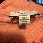 Topshop  women’s size small, 4–6 cropped ruffle sweatshirt‎ Photo 2