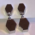 Sperry  Brand Elegant Vintage Silver Tone Retro Boho Geometric Earrings Photo 1