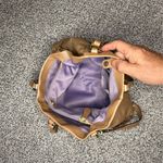 Coach Ashley Large Beige Leather Carryall Satchel Shoulder Bag Photo 2