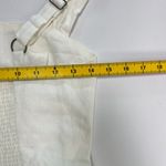 Farm Rio NWOT  Stretch Linen Blend Cami Maxi Dress Size S Classic Off White Photo 15