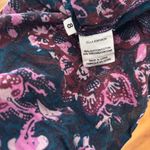 Ulla Johnson Arlene Midi Dress Midnight Floral Navy Pink Size 8 Cinchable Waist Photo 7